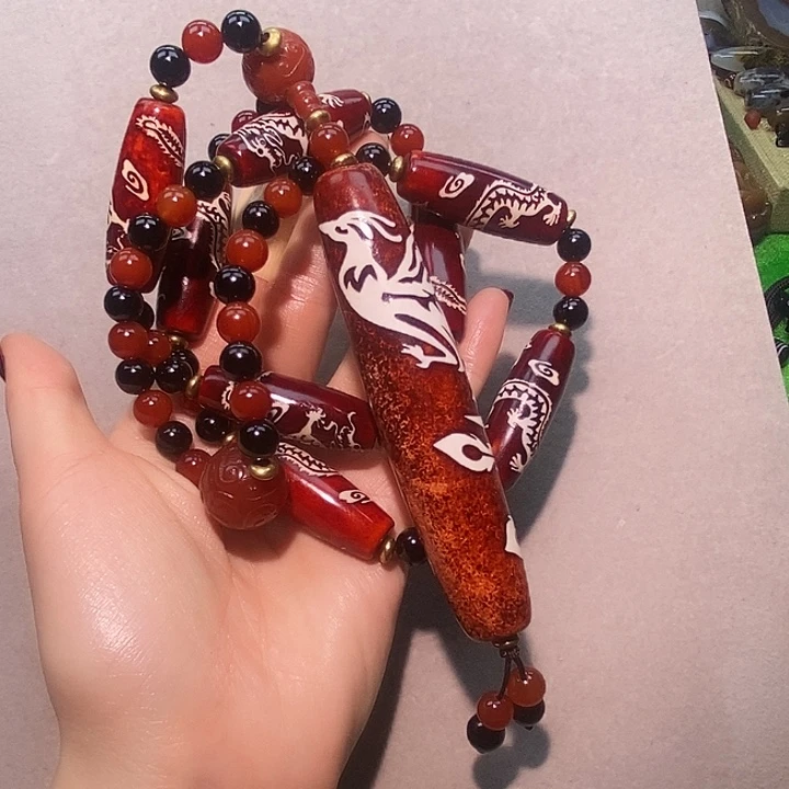 玛瑙/玉髓（覆膜）未镶嵌项链