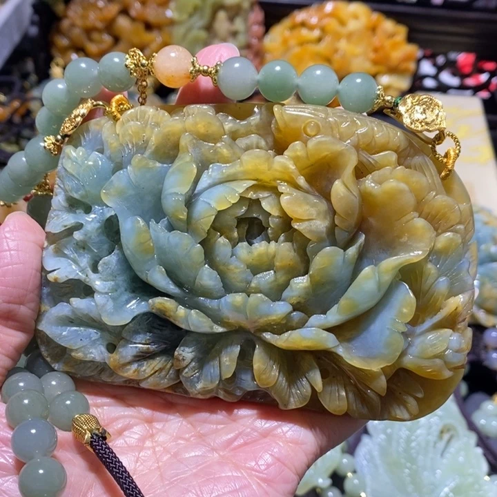 岫玉岫玉吊坠未镶嵌