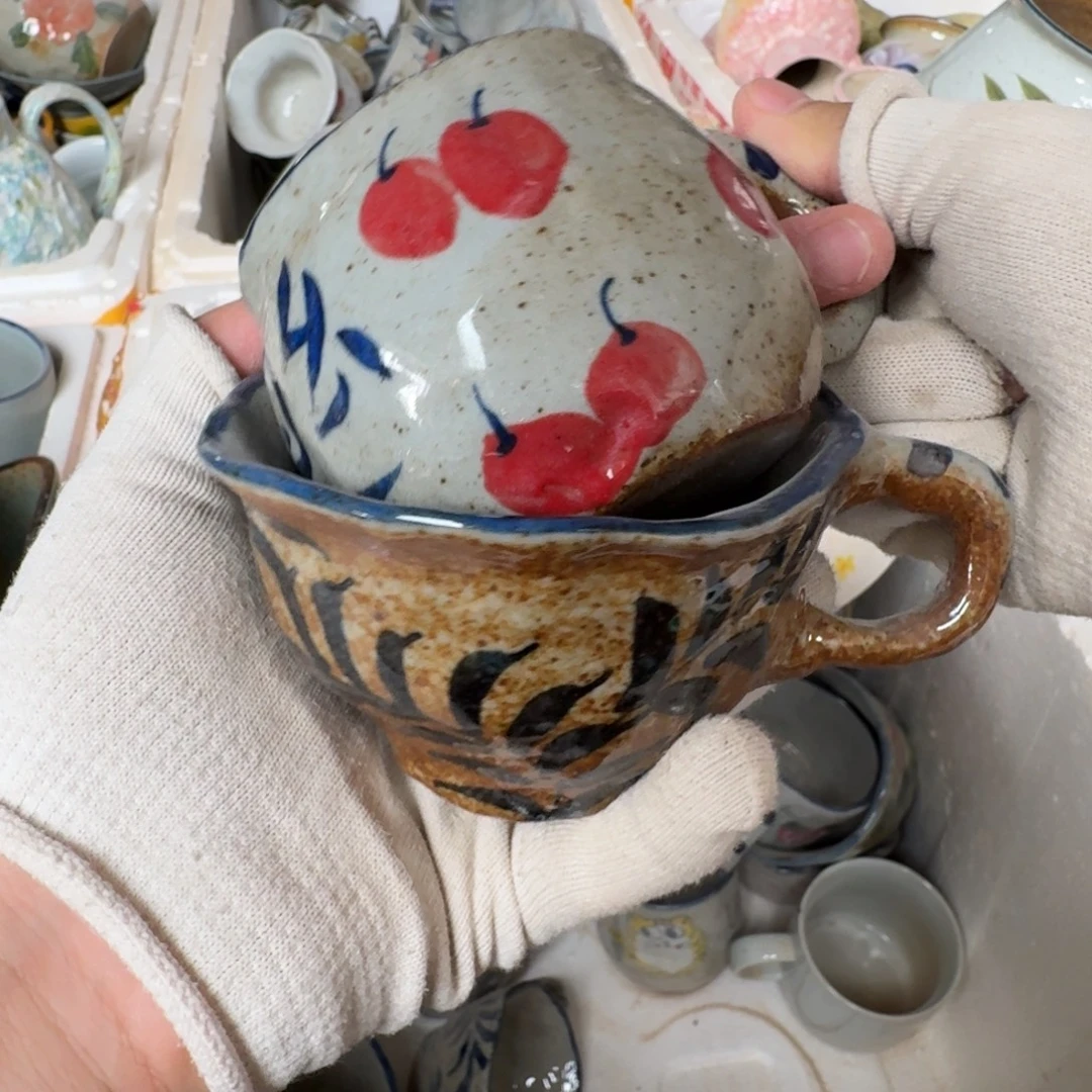 釉下彩瑕疵慎拍水杯33