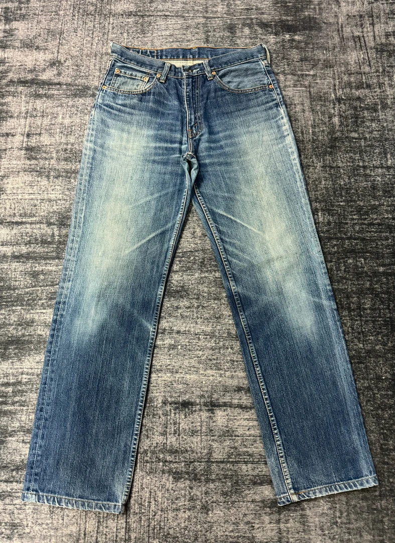 VintageLevis502水洗复古直筒男士牛仔裤 W80/L105