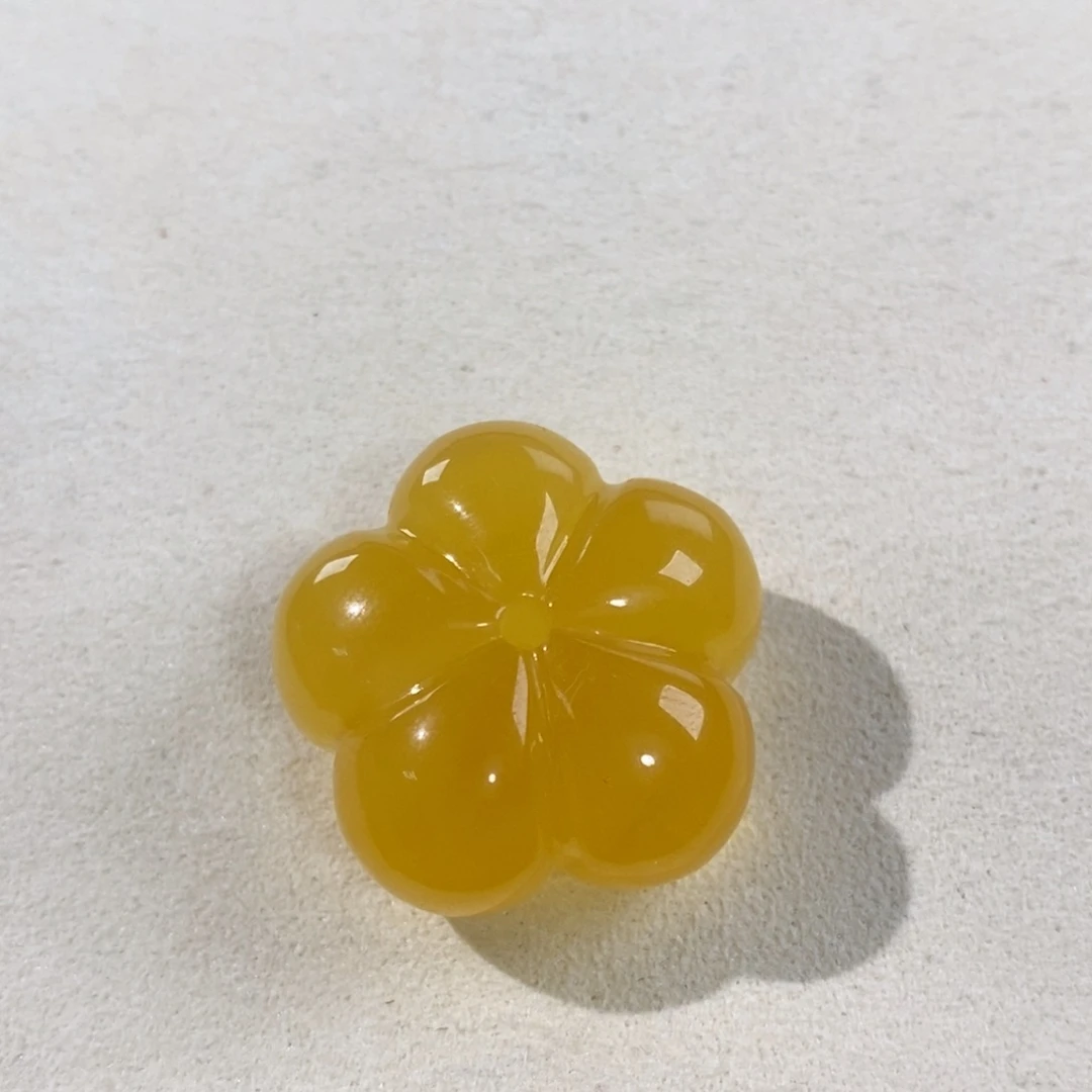 裸石蜜蜡未镶嵌花