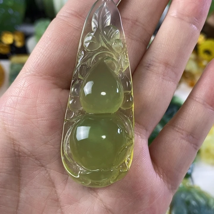 未镶嵌岫玉挂件吊坠
