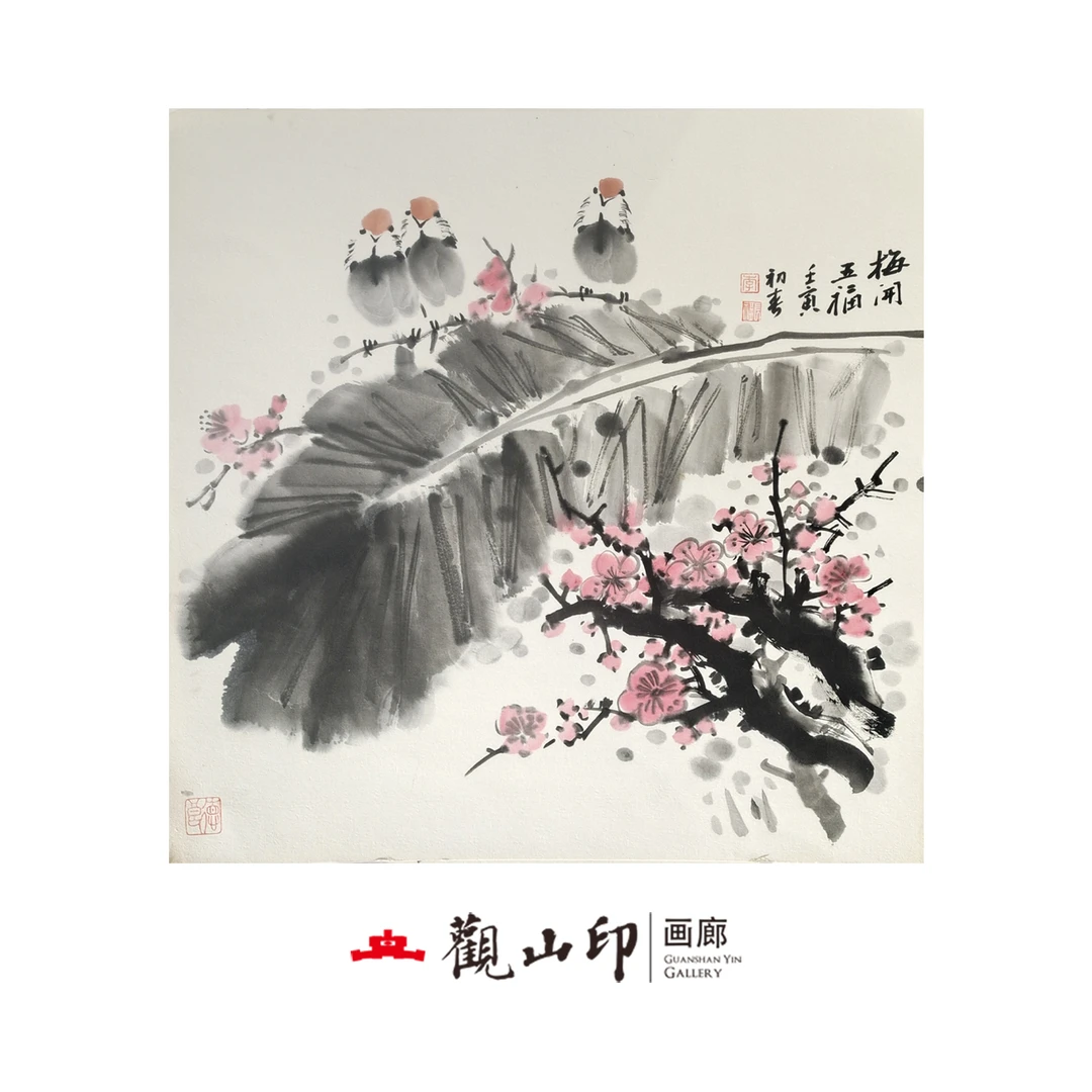 李长福-原创手绘国画50x50cm作品-8106