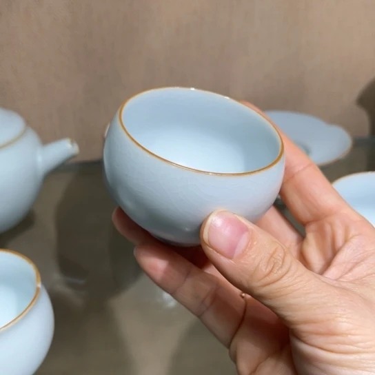 瓷片大宋名窑汝瓷茶具