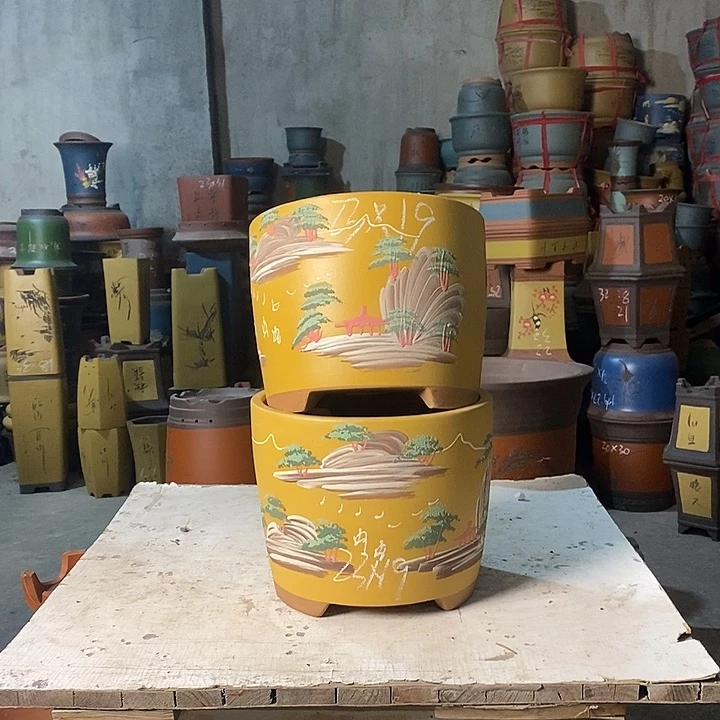 紫砂花盆紫砂花盆