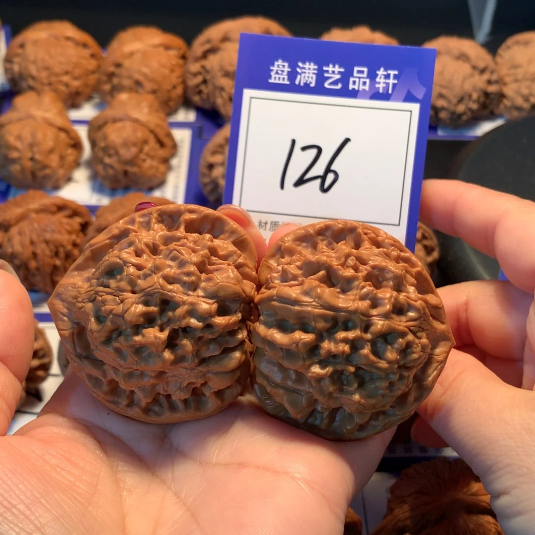 文玩核桃把件126官帽4.9