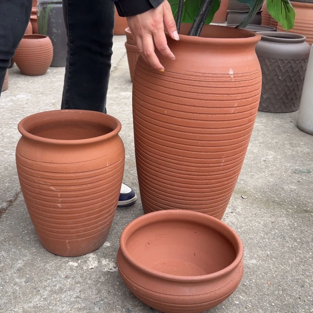 紫砂花盆高50 宽25 高31口21 口24高12宜兴紫砂