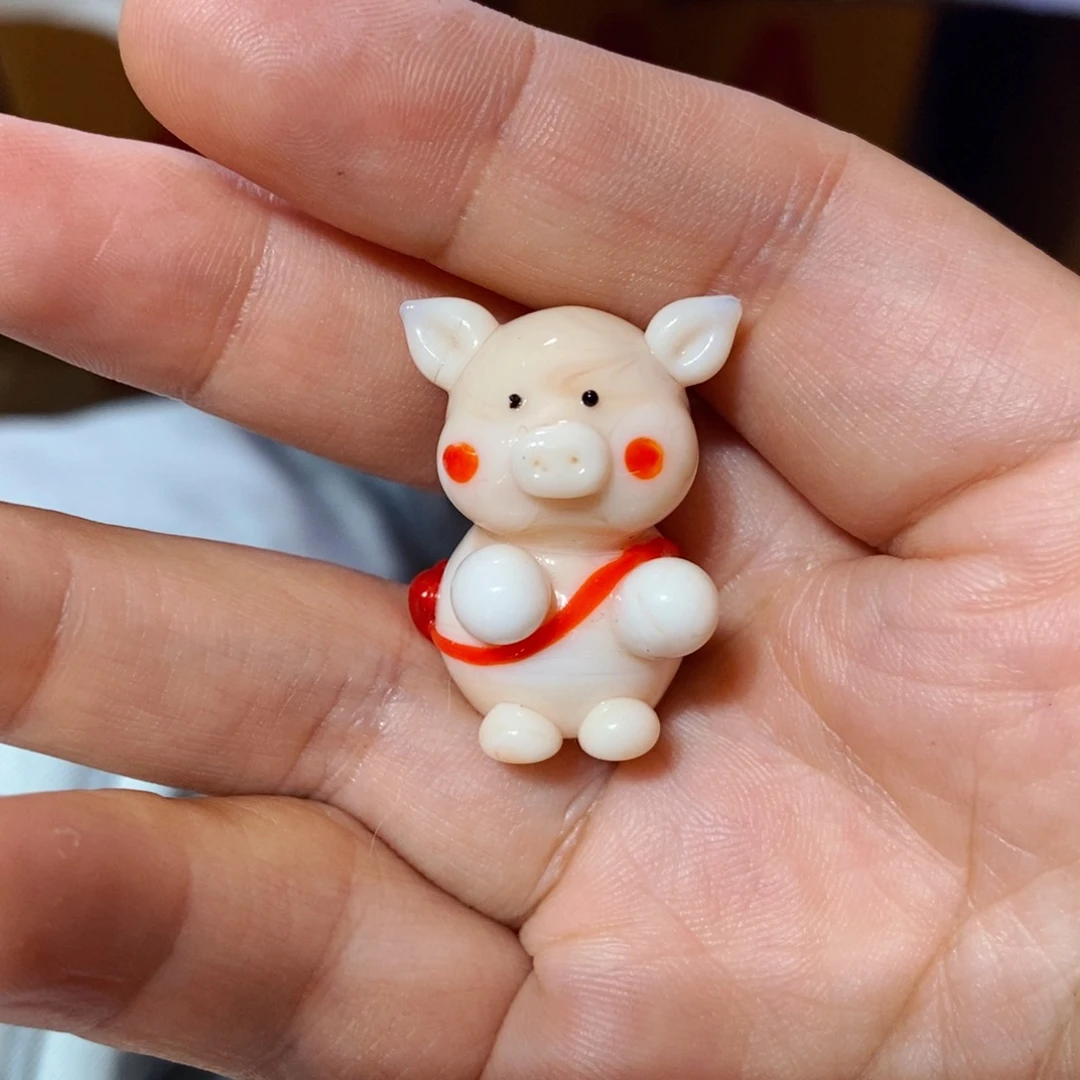 琉璃手工艺品妍*子猪猪