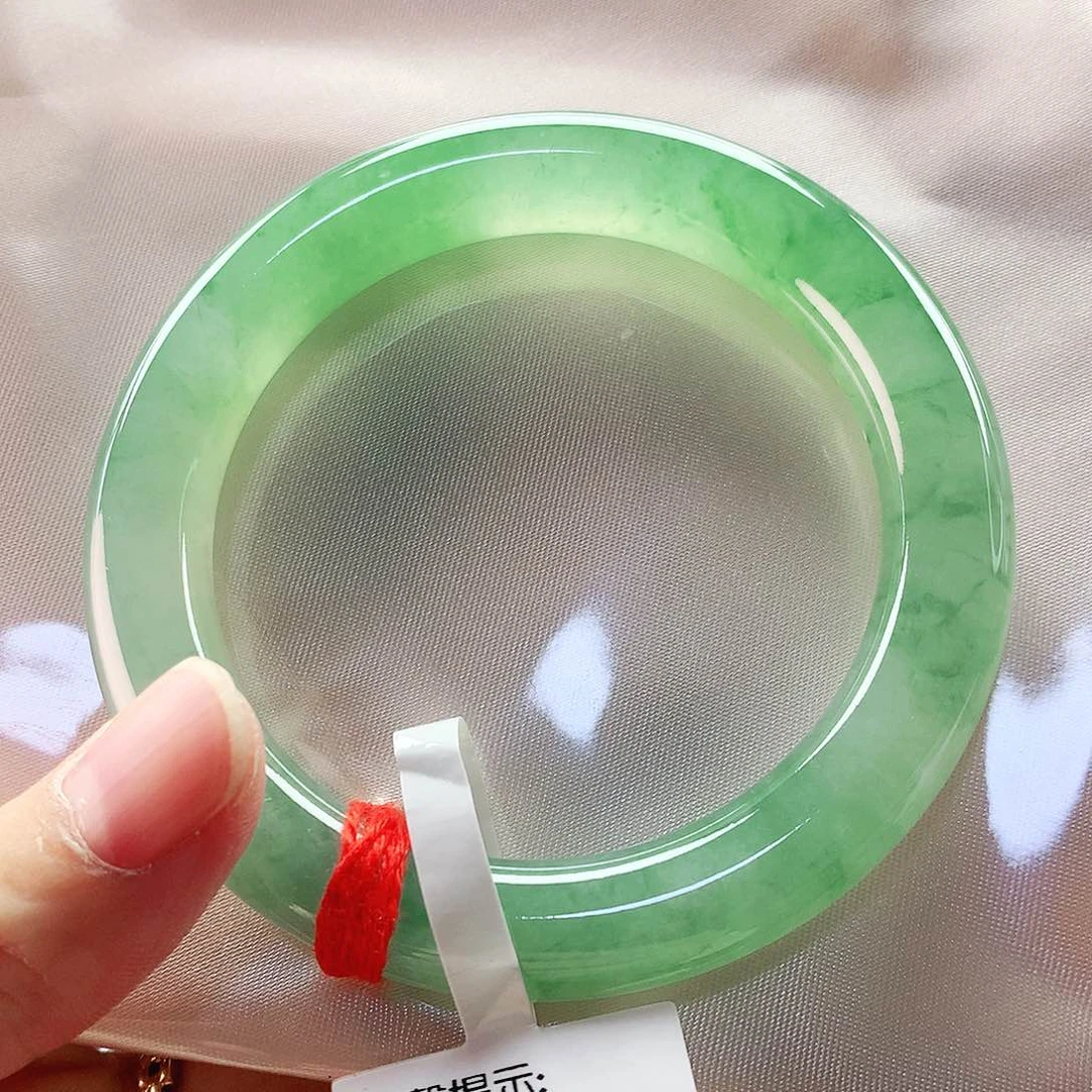 未镶嵌手镯翡翠55圆