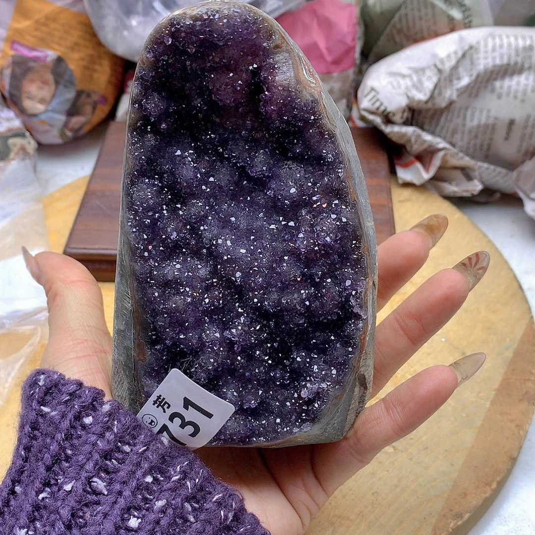 紫晶大型摆件（非配饰）未镶嵌