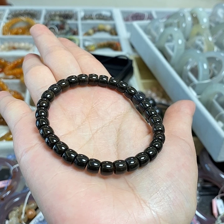 玛瑙/玉髓手串未镶嵌橘*呀