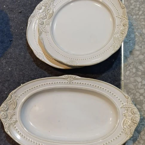 瓷片微瑕玫瑰三件套