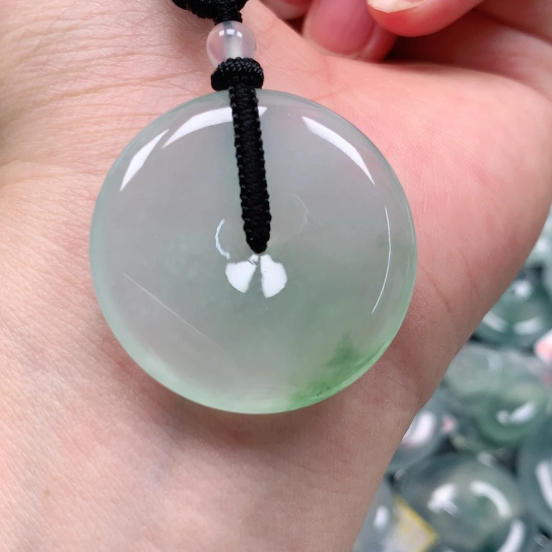 颈饰未镶嵌翡翠天然翡翠