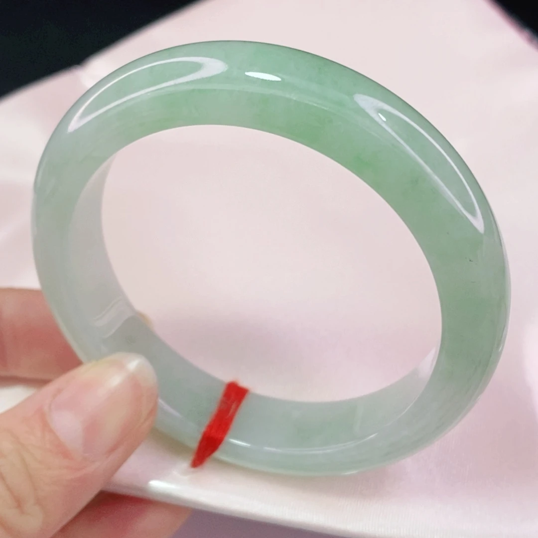 未镶嵌手镯翡翠54正圈 （4）