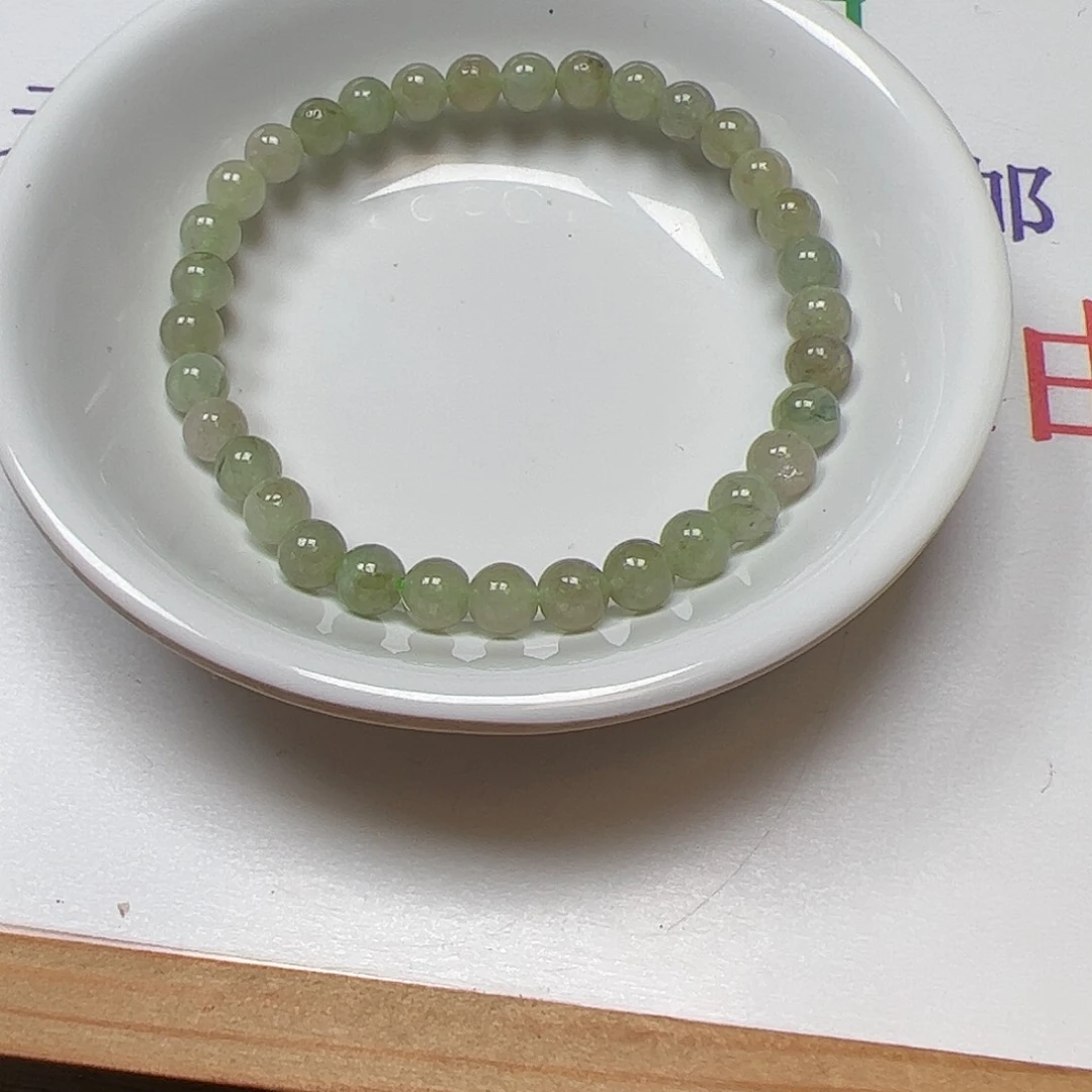【闪购商品】翡翠手链未镶嵌用****6卡5++