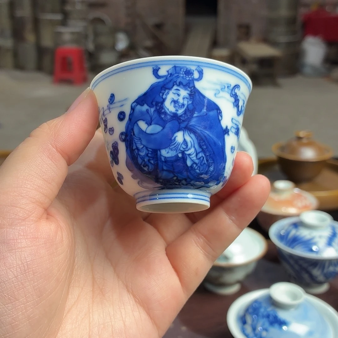 双板桥柴窑瓷器杯子