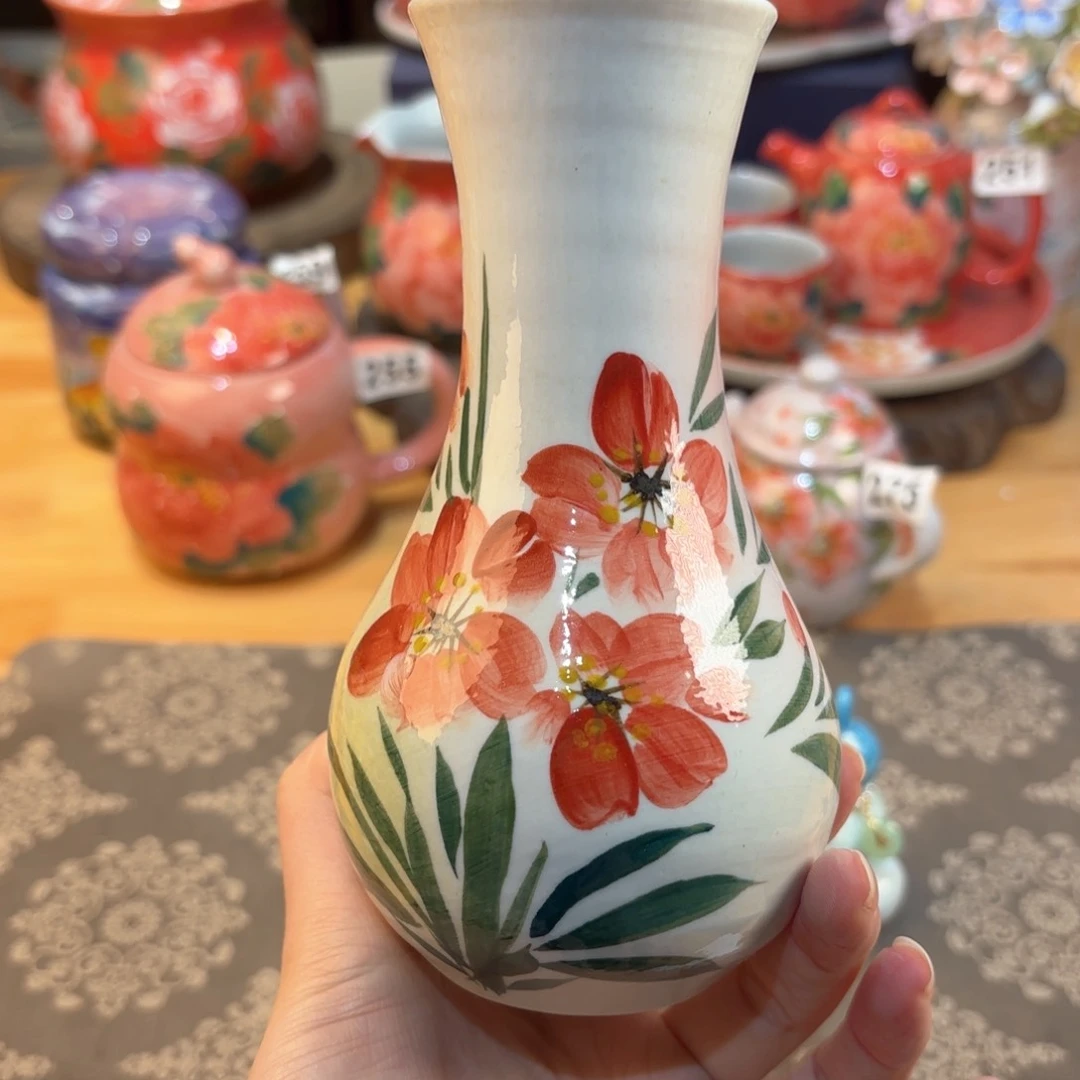 景德镇手绘高温釉下彩陶瓷茶具