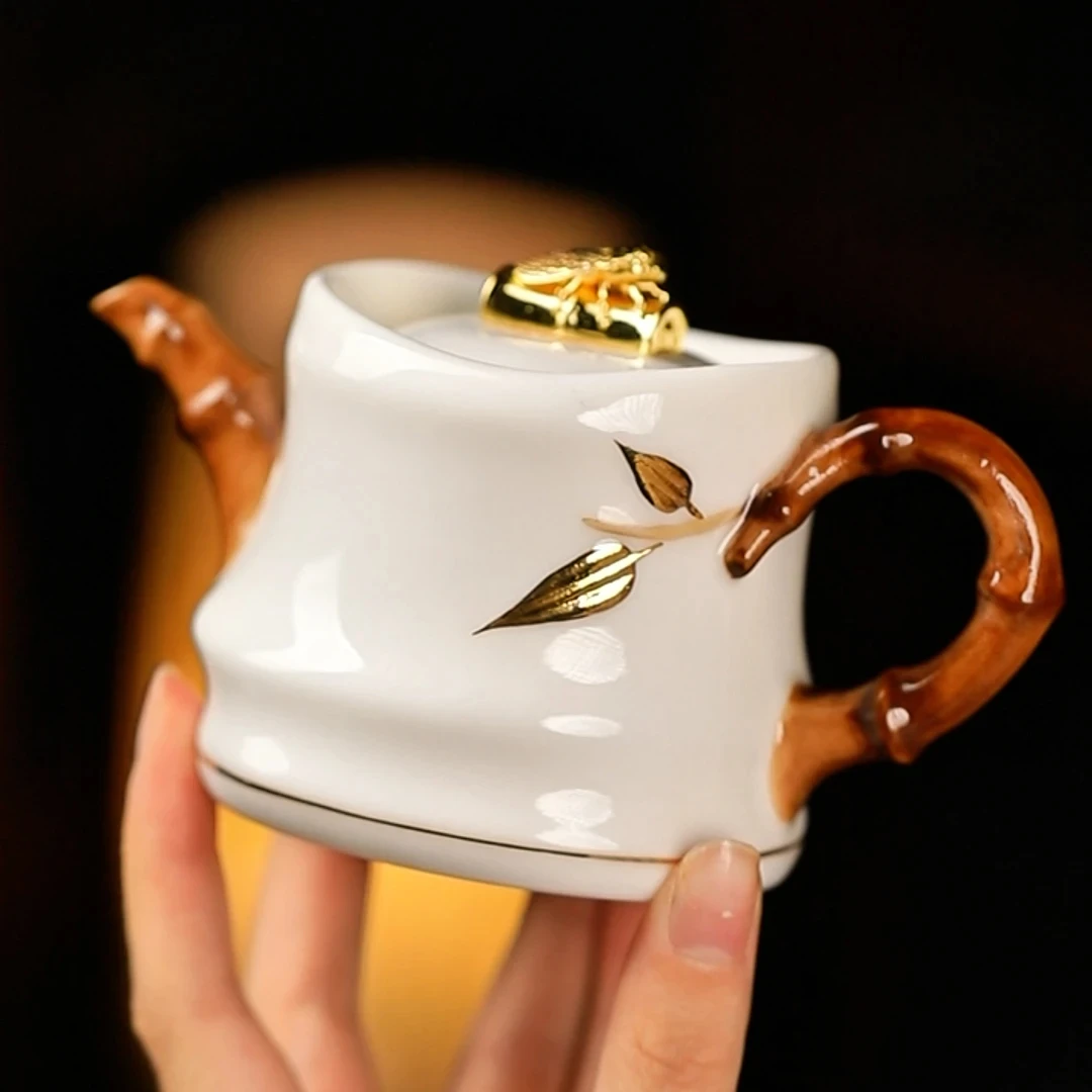 【每人限购一件】金蝉壶泡茶杯家用专用一壶两杯茶具直播间高颜值