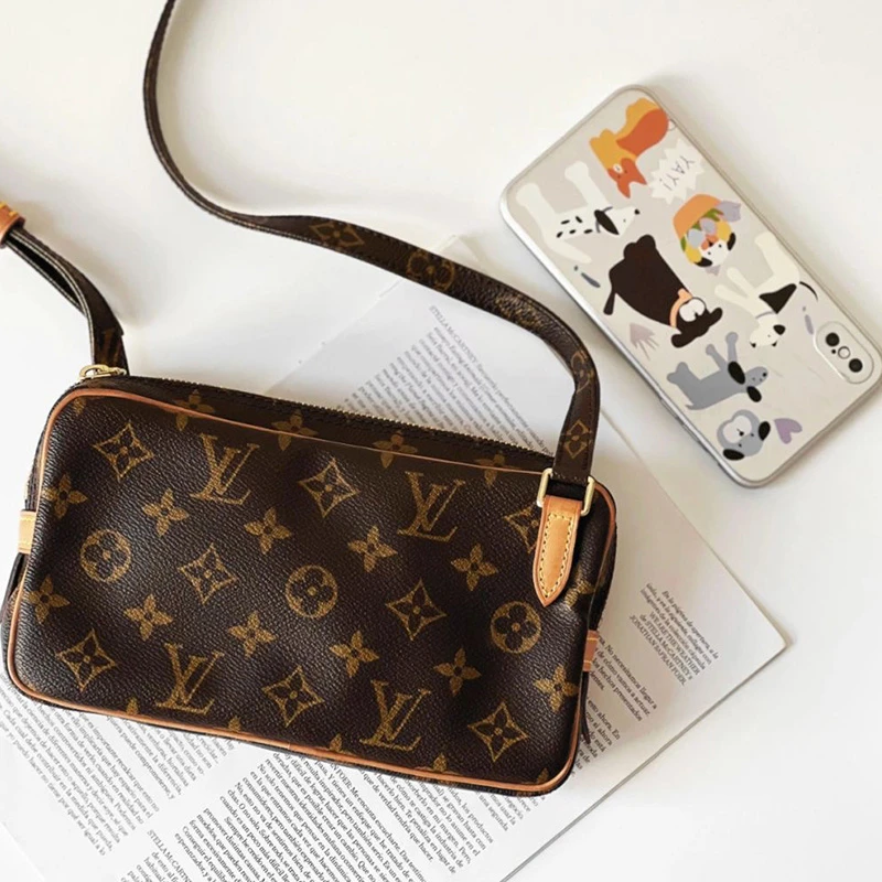 修复品LouisVuitton/路易威登迪士尼联名相机腋下包更换植鞣革