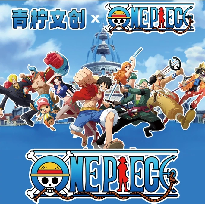 新人首单一拆二！《航海王》周边新工艺高透水晶砖（二创）摆件