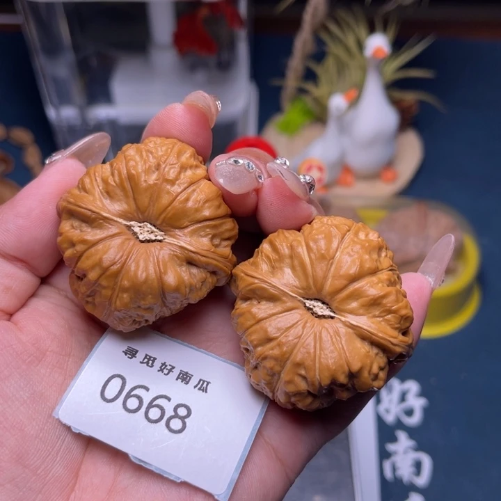 把件文玩核桃南瓜墩44-0668