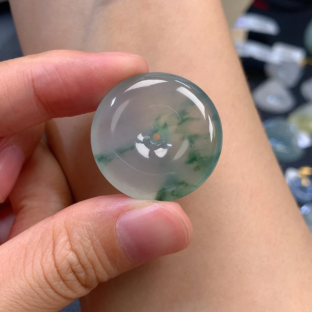 翡翠未镶嵌吊坠(不含链)翡翠