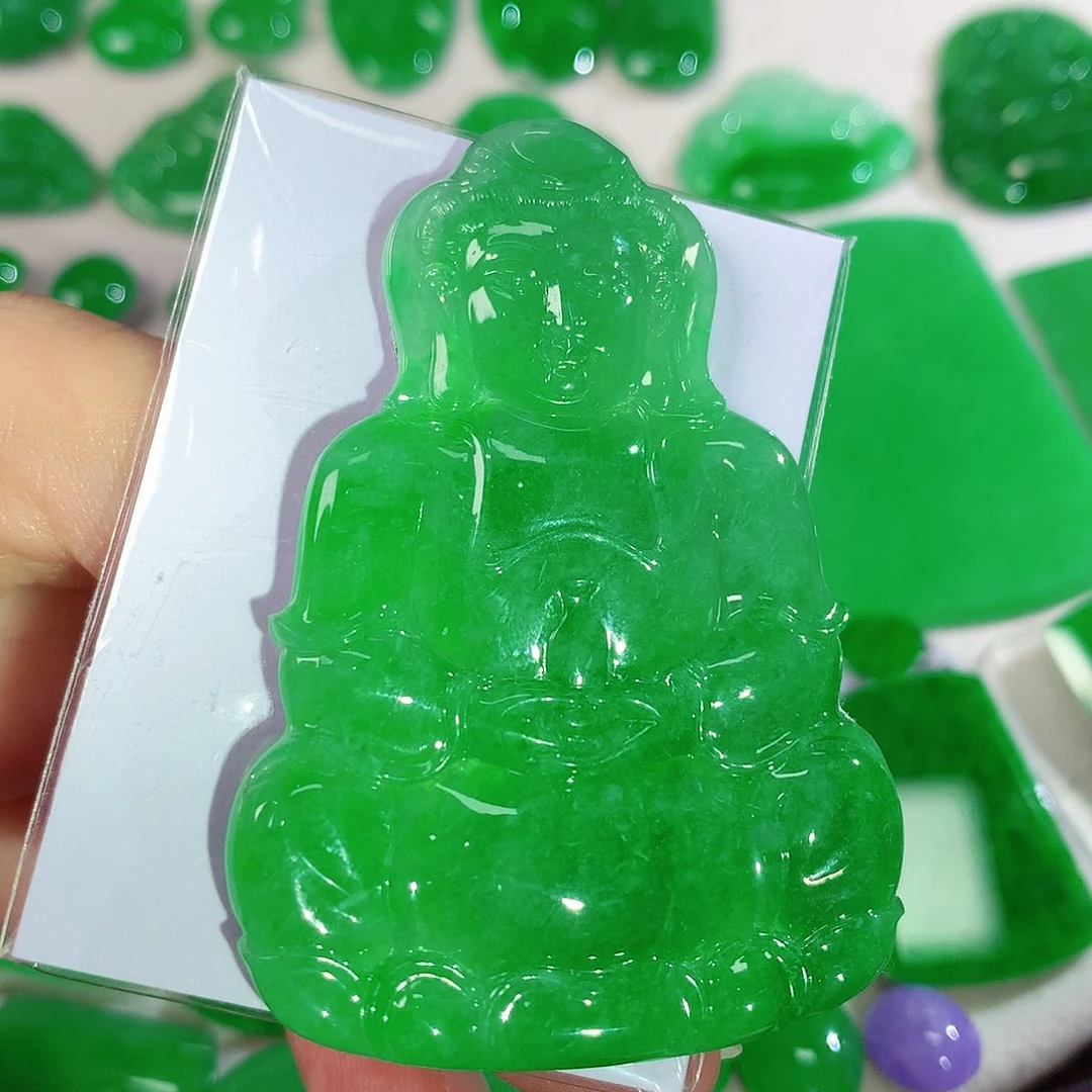 项链未镶嵌翡翠天然翡翠