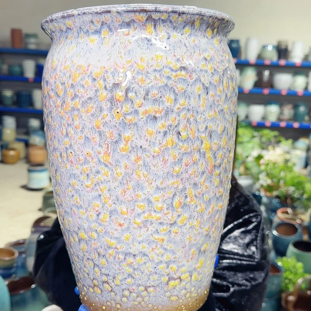 紫砂花盆高30口20