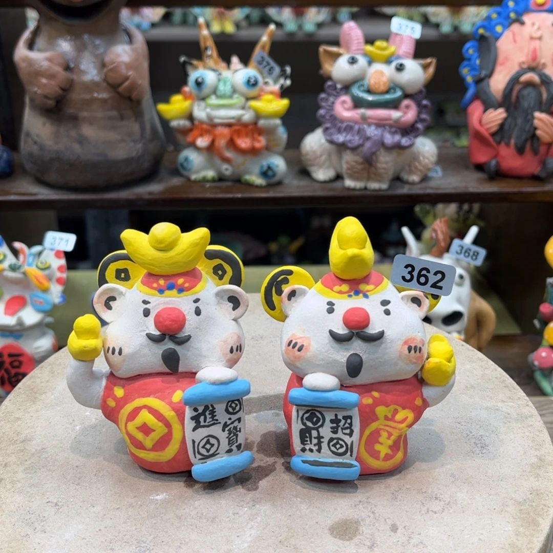 陶瓷纯手工抽象陶瓷摆件362