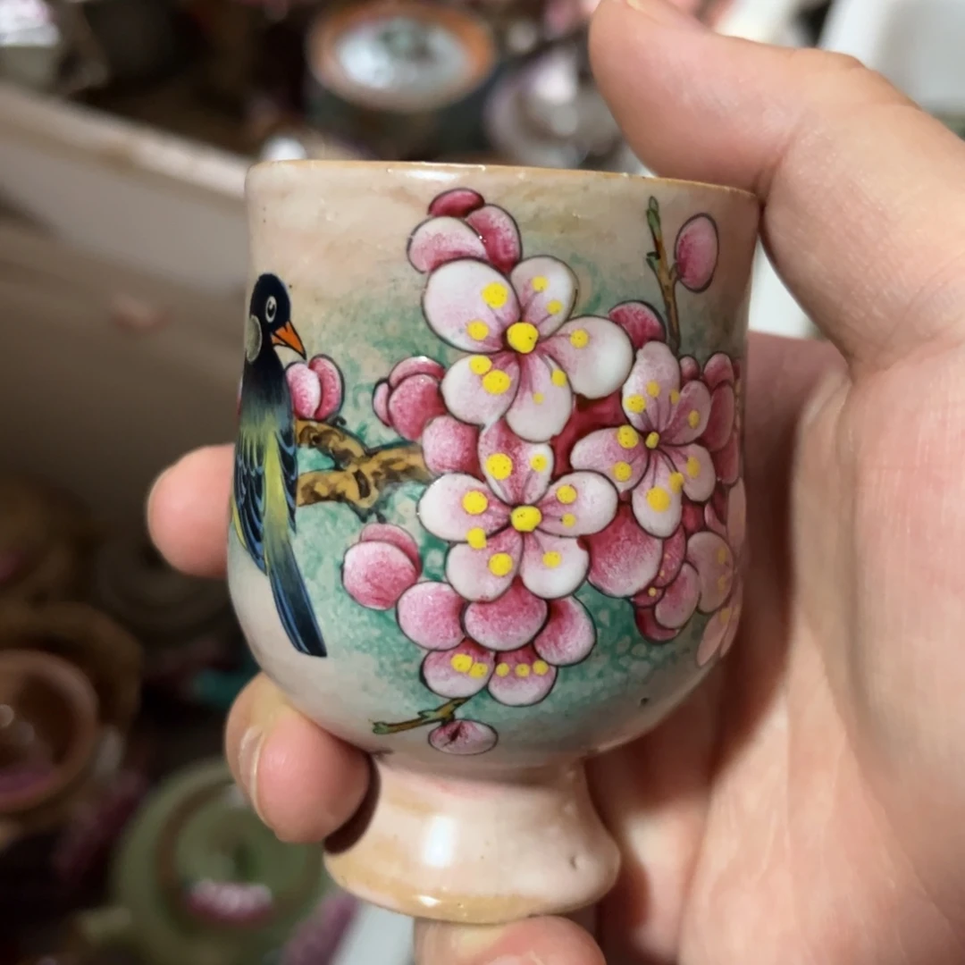 柴烧手工手绘陶瓷
