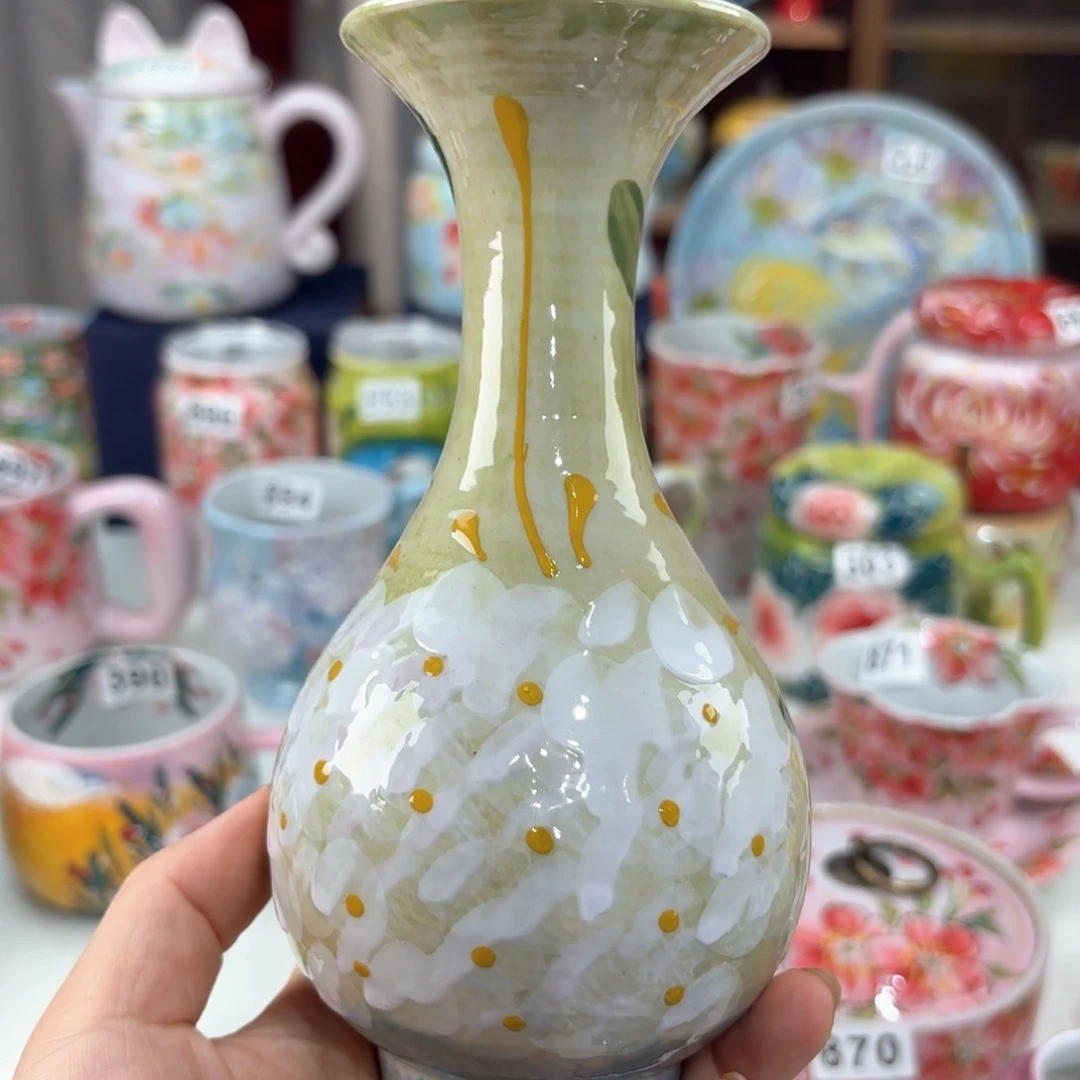 景德镇手绘高温釉下彩陶瓷茶具