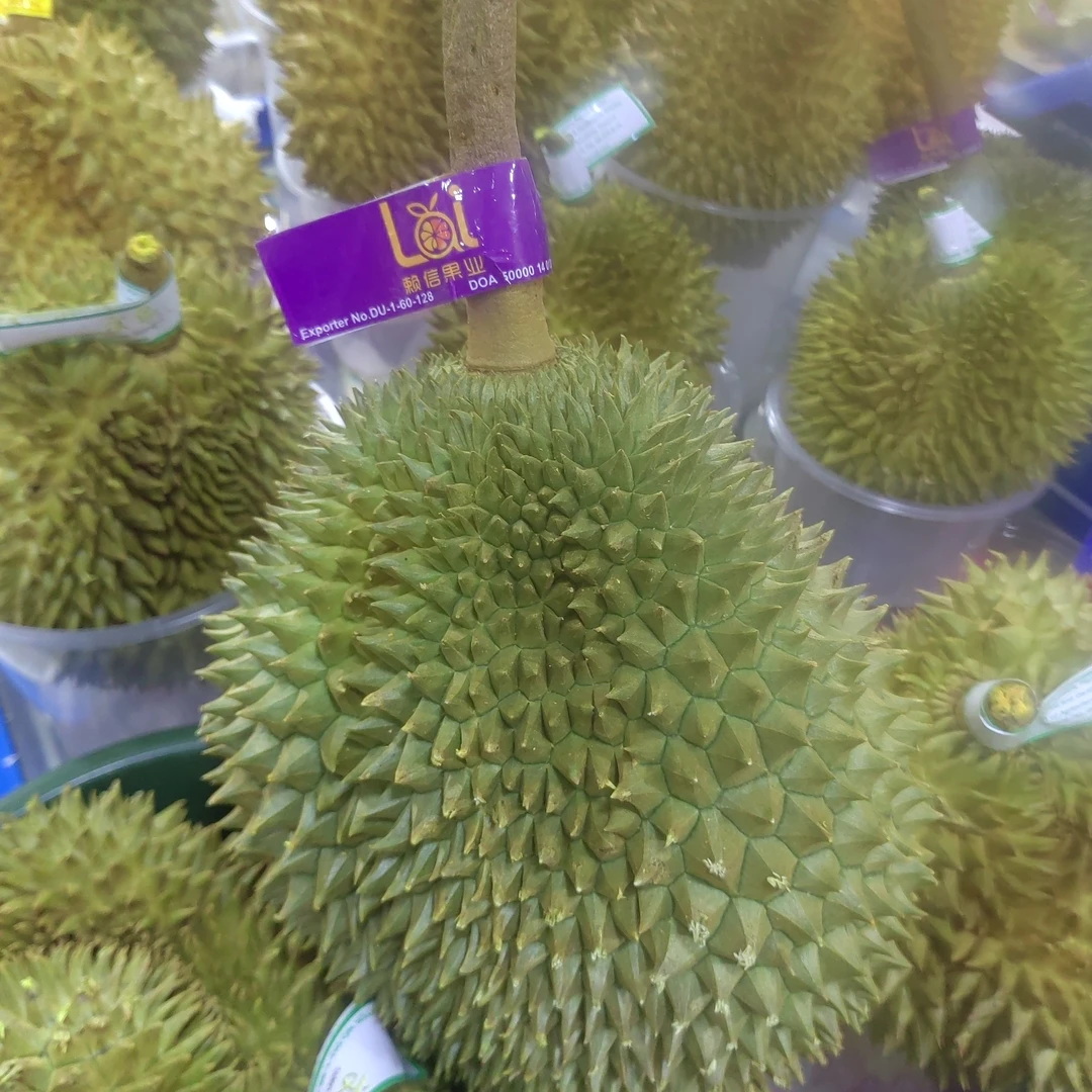 新鲜泰国金枕榴莲整果（核小）约3斤金枕泰国