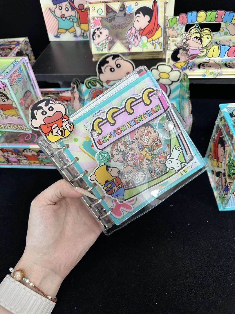 蜡笔小新原创a6摇摇乐手帐本涂鸦相册笔记本