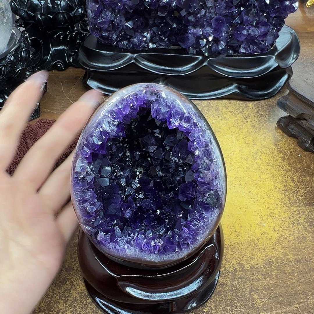 紫晶摆件未镶嵌天然水晶大型摆件未镶嵌