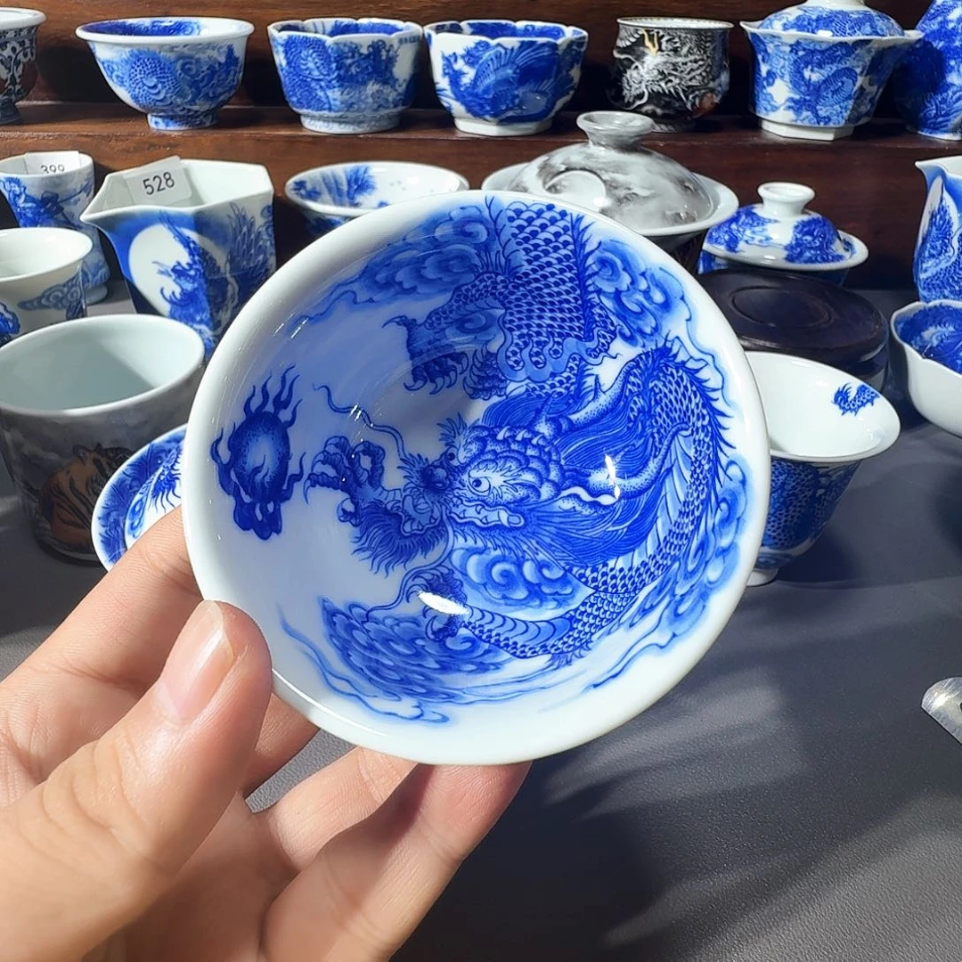 天***～泥塑主人杯手工手绘