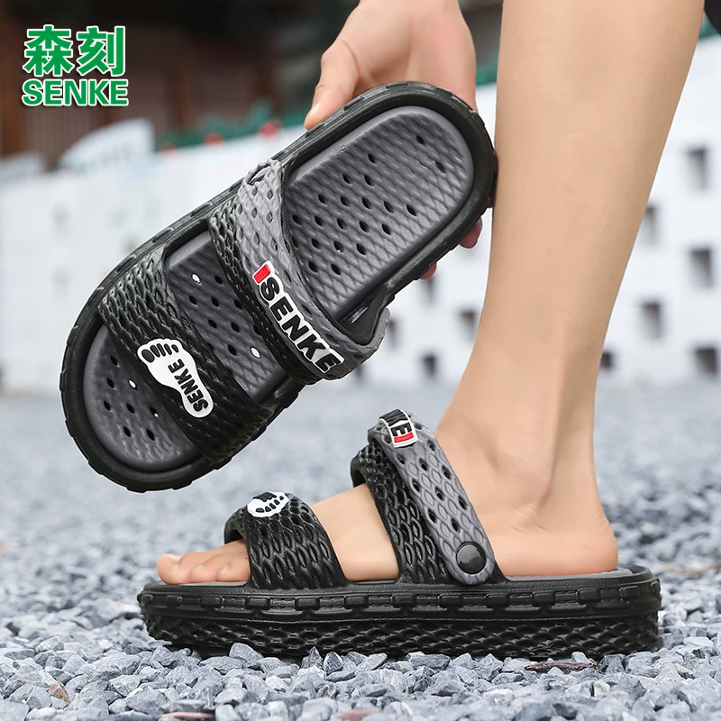 森刻凉拖鞋2025夏季新款轻便柔软居家外穿厚底开车两穿休闲凉拖鞋