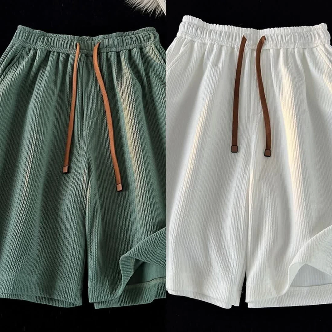 短裤男夏季薄款绿直播下单，店拍不发