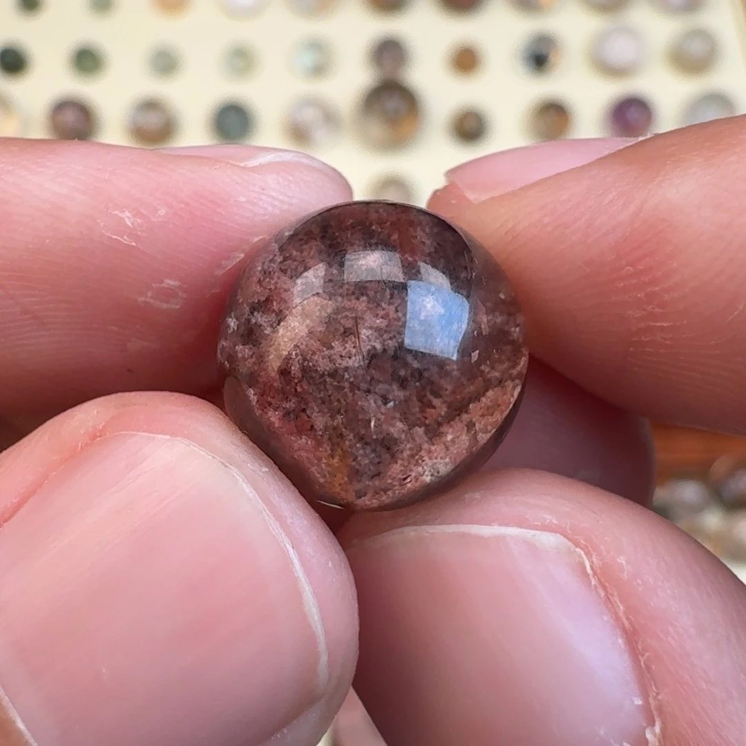 珠宝半成品水晶未镶嵌13.6mm