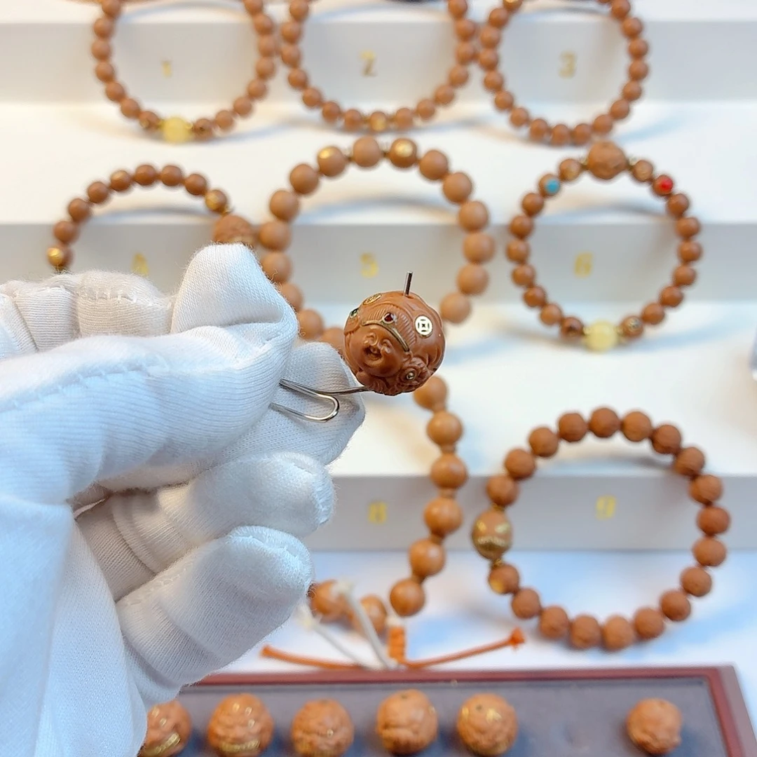 ****子吊坠猴头核桃猴头手串精品猴头