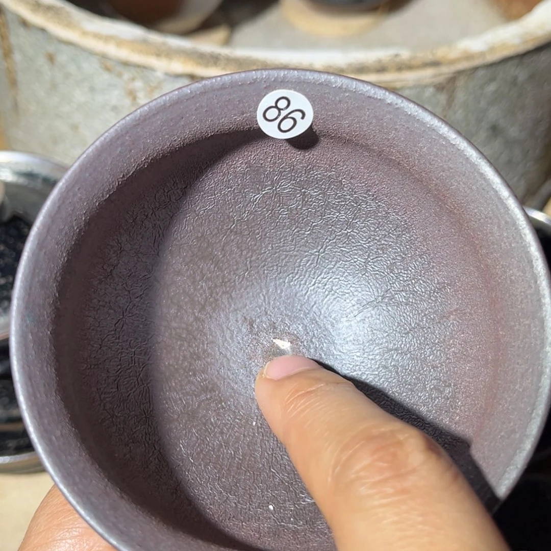 茶盏义兴龙窑坚持真柴烧微瑕