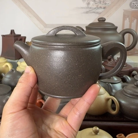 茶壶紫砂梨皮天青220c c