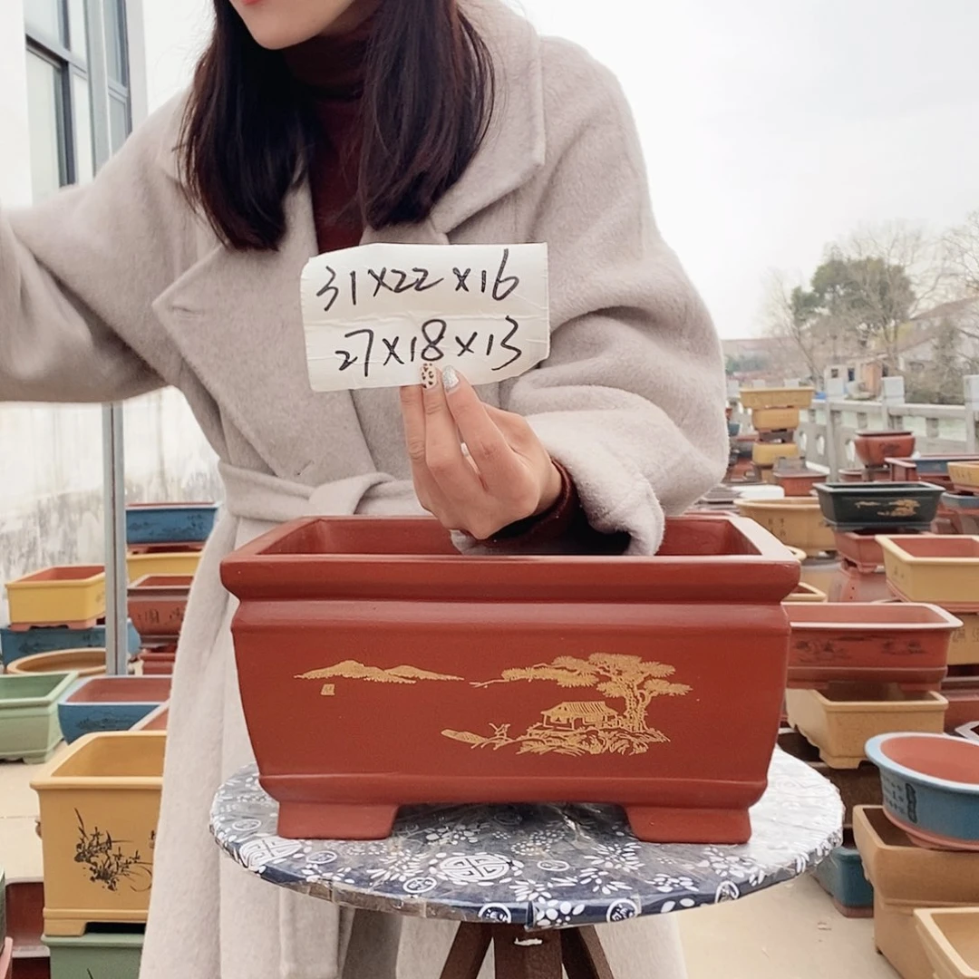 紫砂花盆紫砂花盆