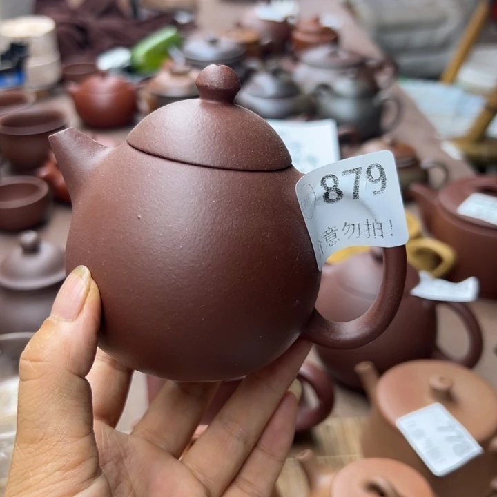 茶壶紫砂紫泥瑕疵200
