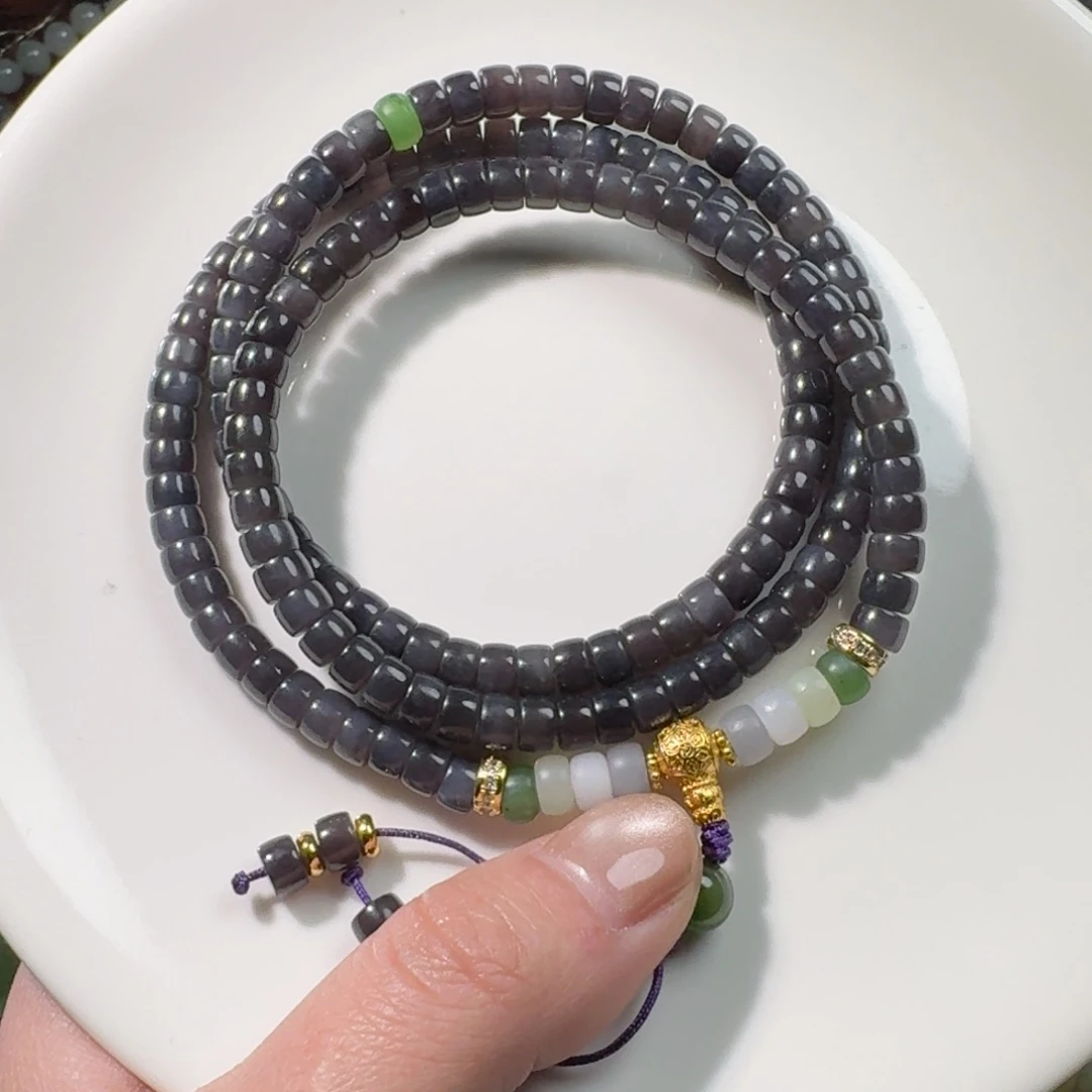 和田玉手串未镶嵌