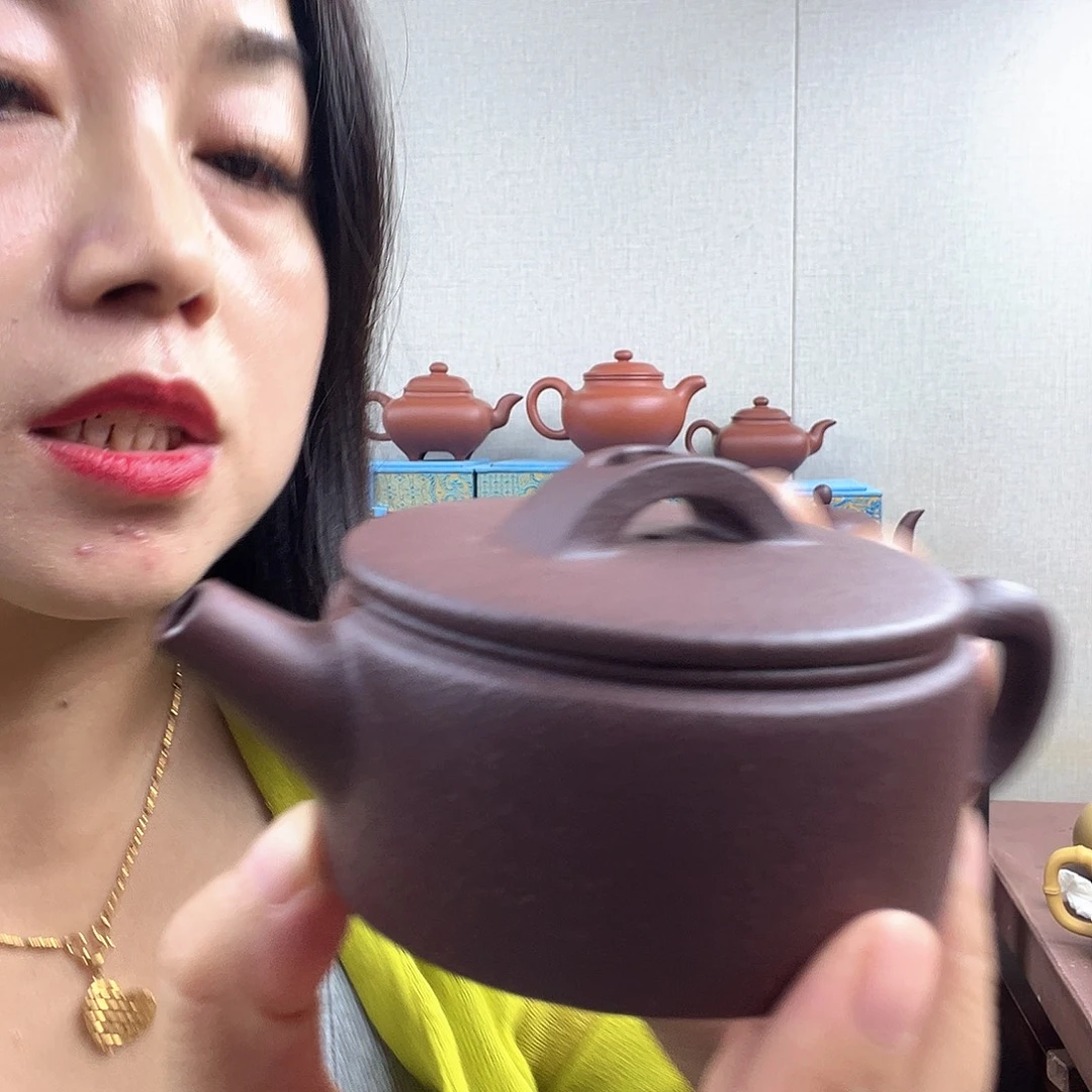 紫泥110cc汉瓦壶的