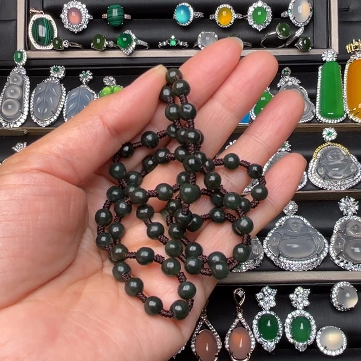 玛瑙/玉髓合金颈饰