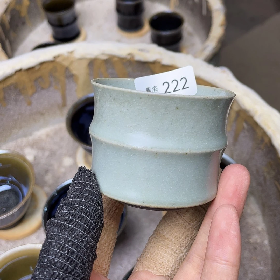 茶盏222 福临号建盏柴烧主人杯