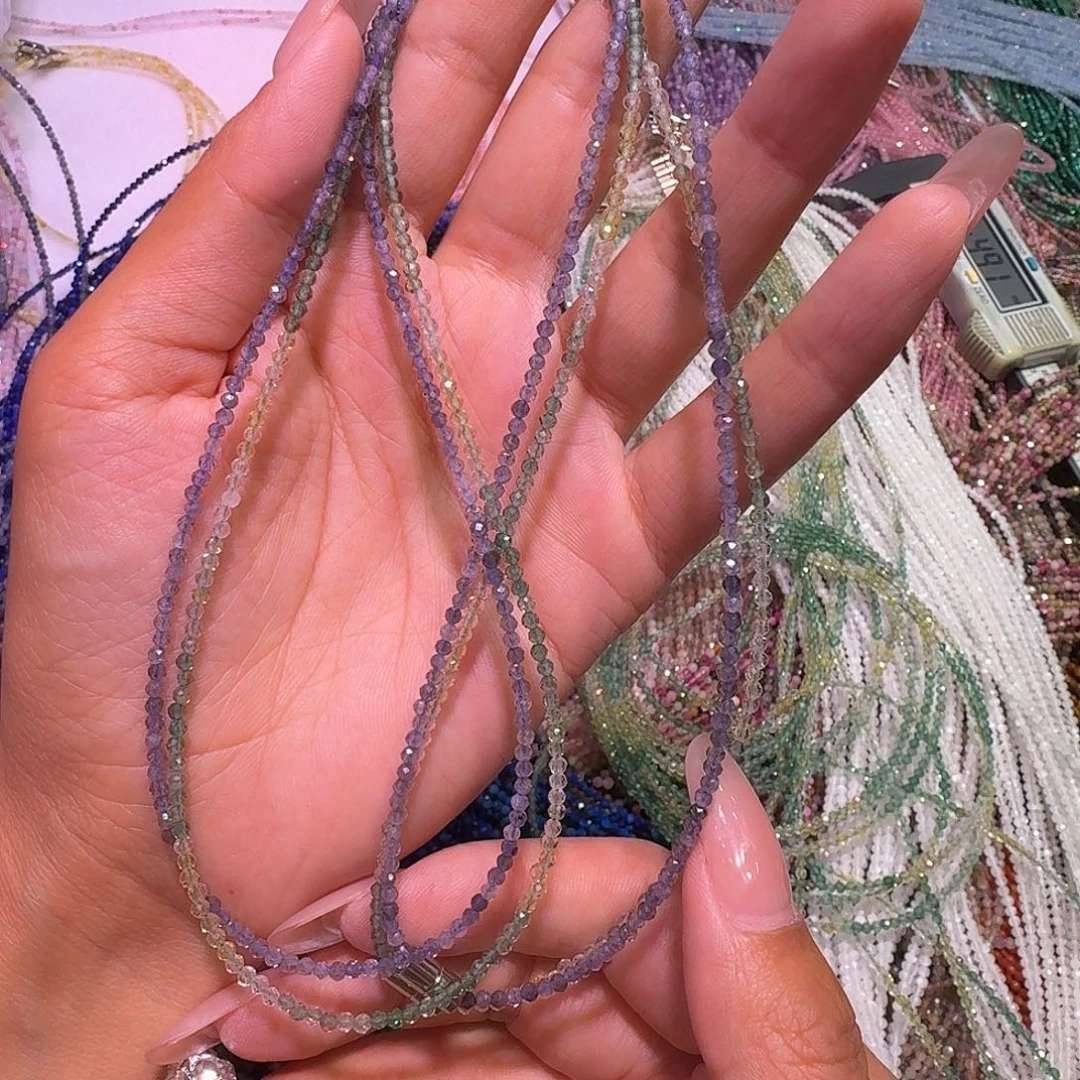 未镶嵌颈饰水晶人****花链子2