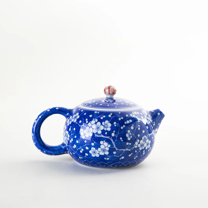 【詺兮清窑】冰梅西施壶·台北故宫联名·柴窑·瓷壶MX502