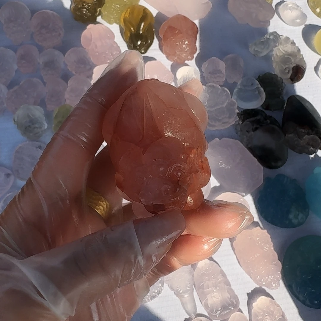 天***孩未镶嵌紫晶颈饰红